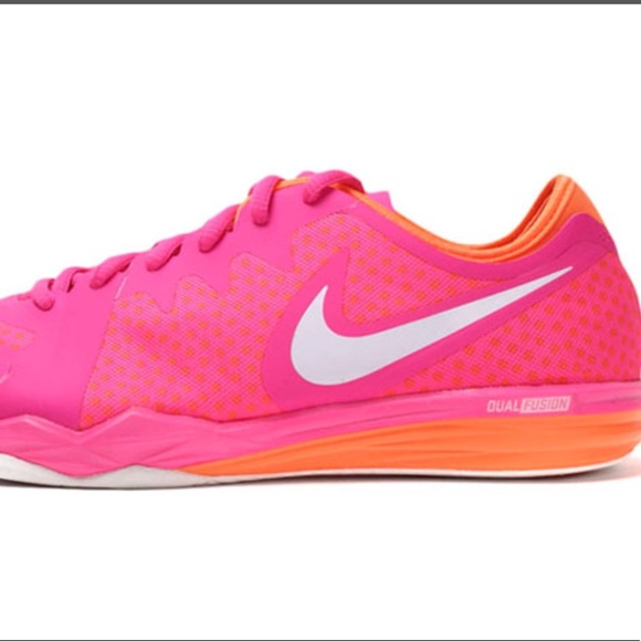 pink and orange nikes